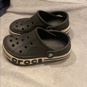 Size 9C toddler boy crocs worn one season